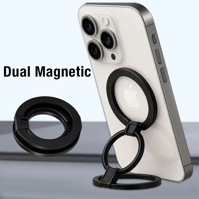 Dual Phone Holder - حامل هاتف مغناطيسي مزدوج للسيارة عالمي