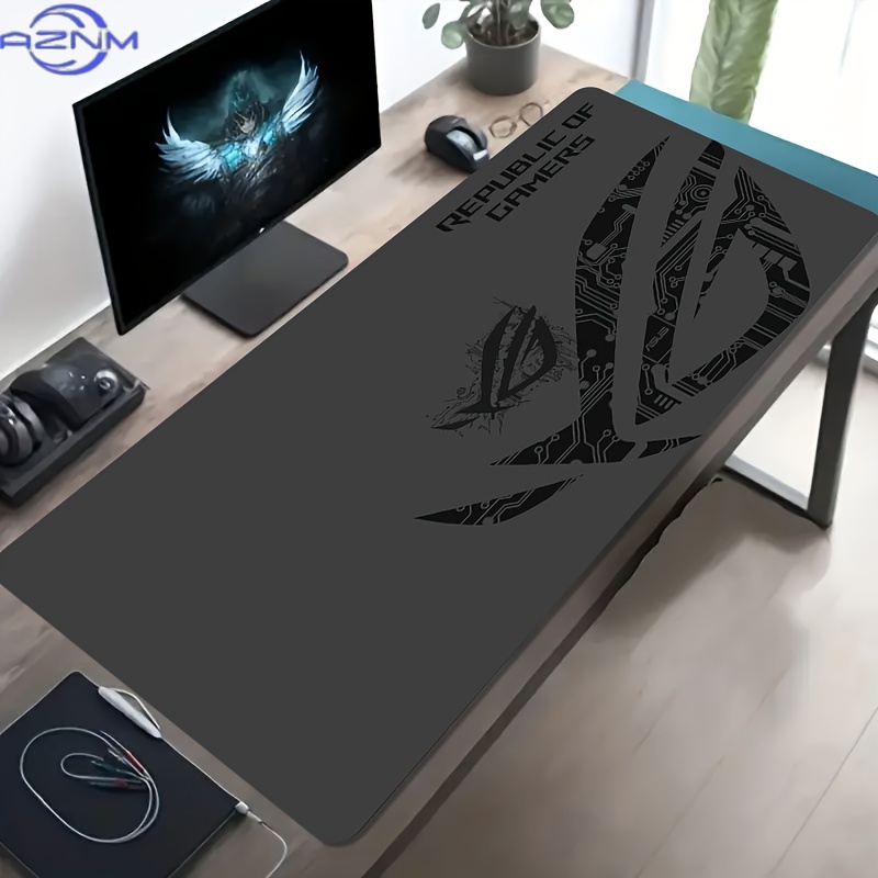 Desk Setup Tech - وسادة فأرة ألعاب كبيرة بتصميم لوحة