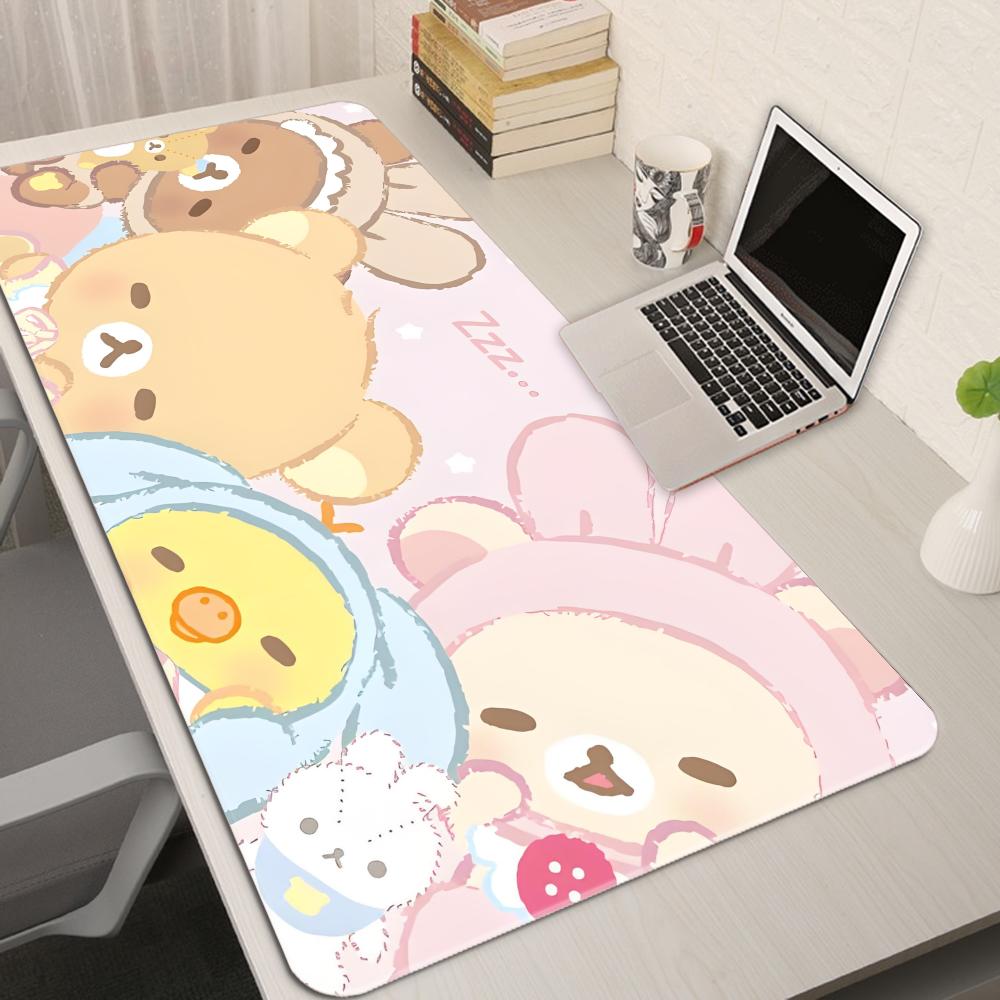 Desk Setup Pink - XXL الكرتون الوردي ماوس الوسادة أنيمي