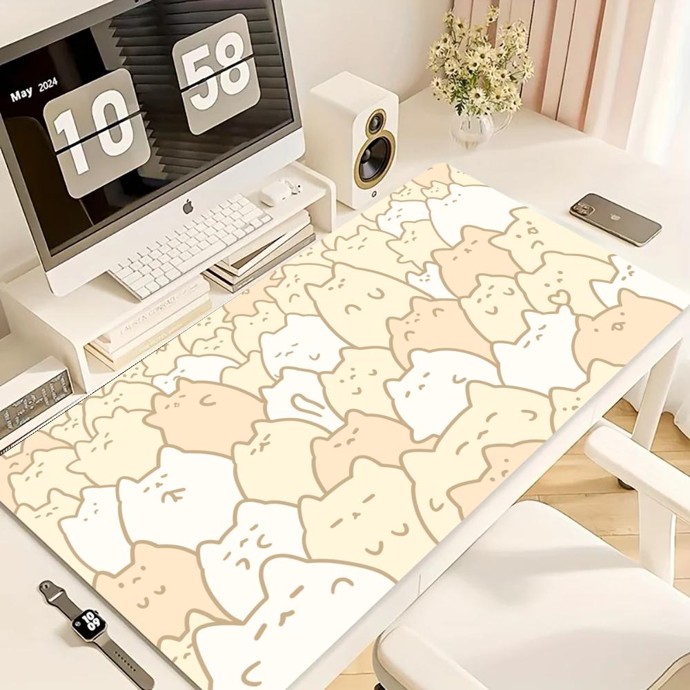 لوحة ماوس للألعاب، بساط مكتب ك - مراجعة Desk Setup Pink وسعره