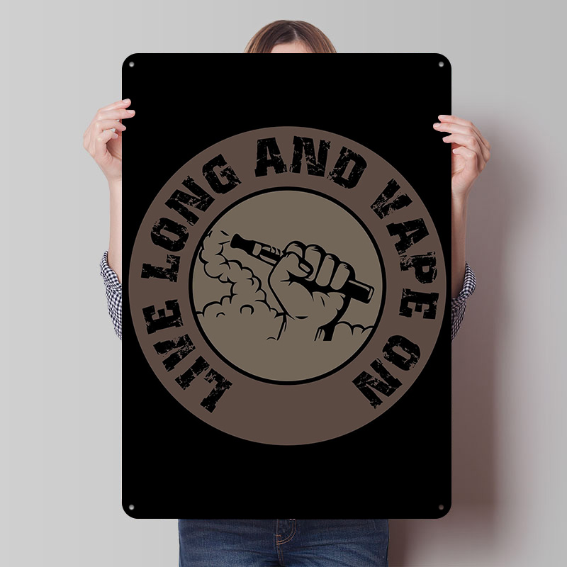تصميم Vape لملصقات صفيح Ecig ق - مراجعة Desk Setup Poster وسعره