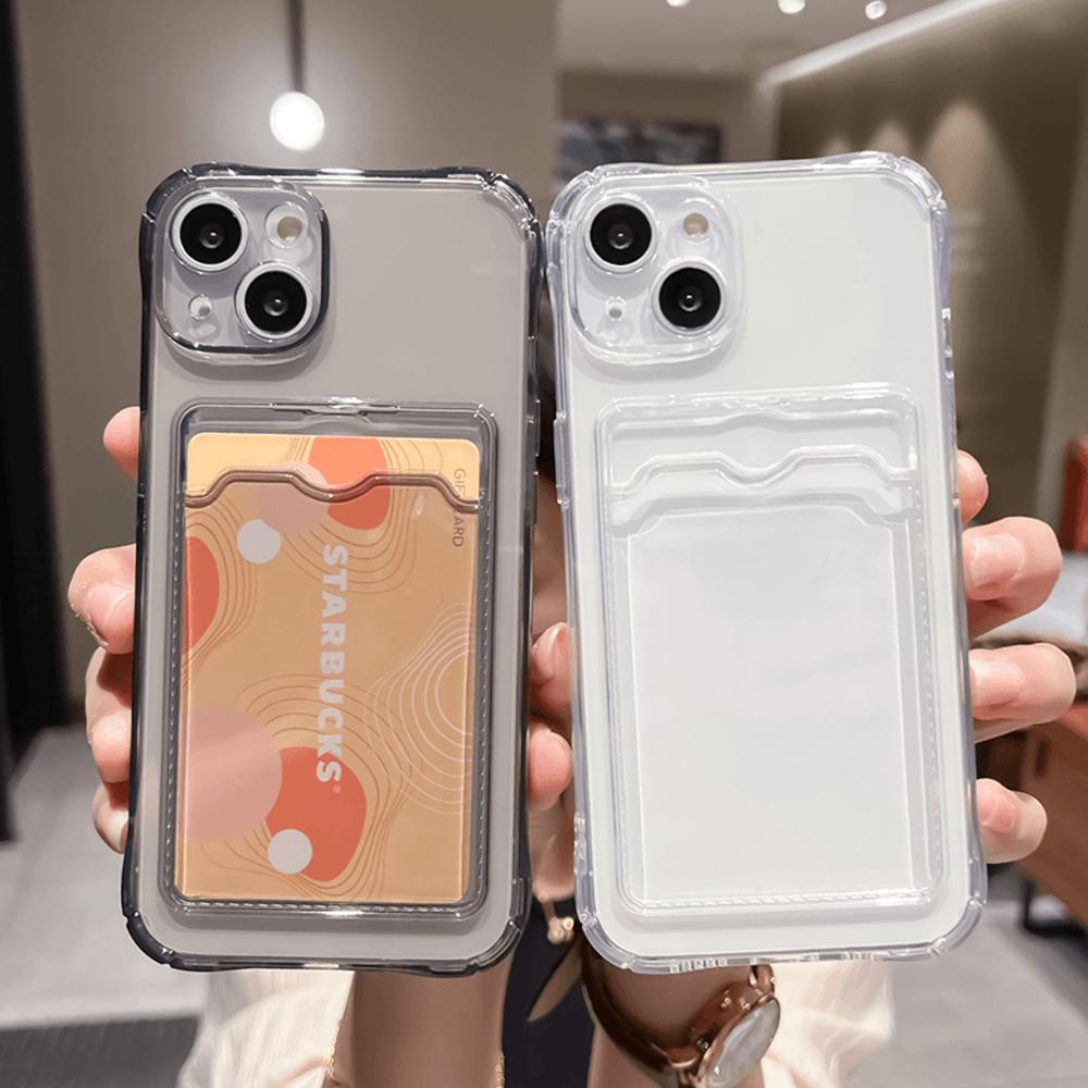 غطاء هاتف شفاف مع حامل بطاقات  - مراجعة Dual Phone Holder وسعره
