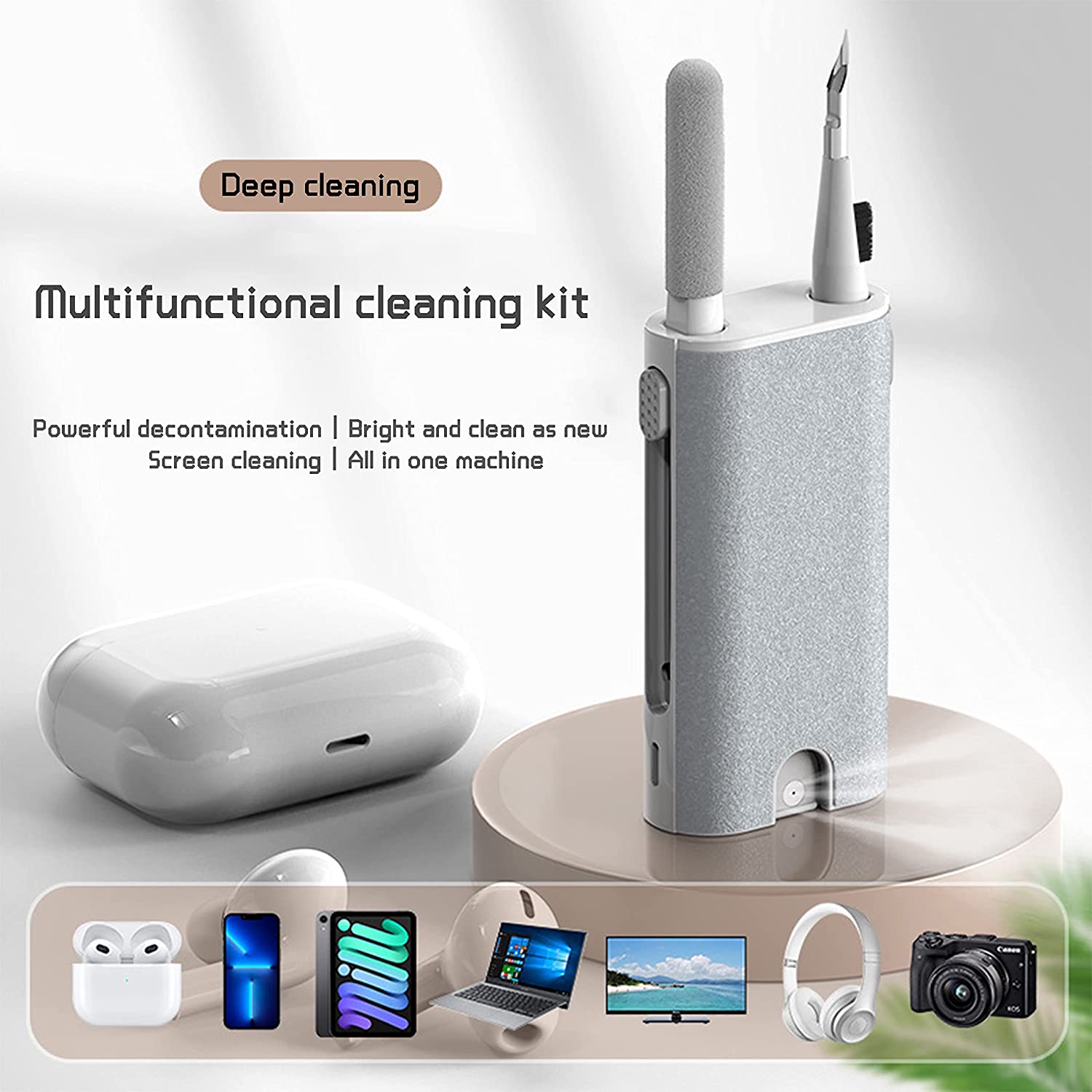 5 في 1 سماعة فرشاة تنظيف عدة ه - مراجعة Monitor Cleaning Kit وسعره
