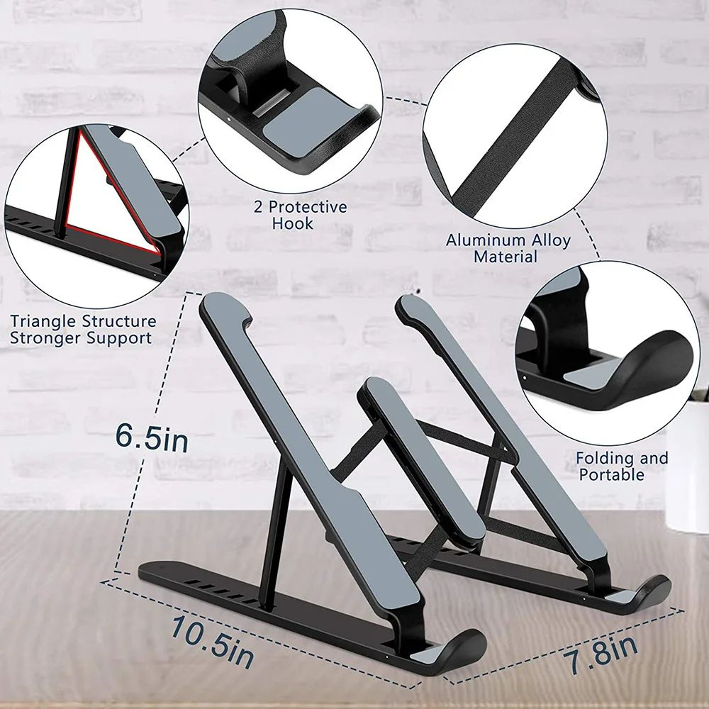 حامل كمبيوتر محمول قابل للطي ق - مراجعة Desk Setup Macbook وسعره