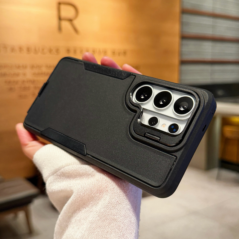 غطاء هاتف معدني مزدوج الطبقات  - مراجعة Dual Phone Holder وسعره