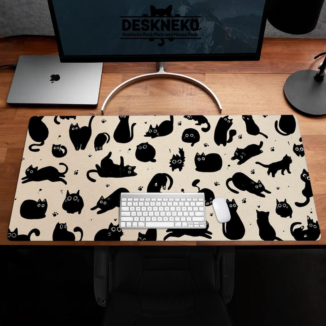 حصيرة مكتبية لطيفة على شكل قطة - مراجعة Desk Setup Pink وسعره