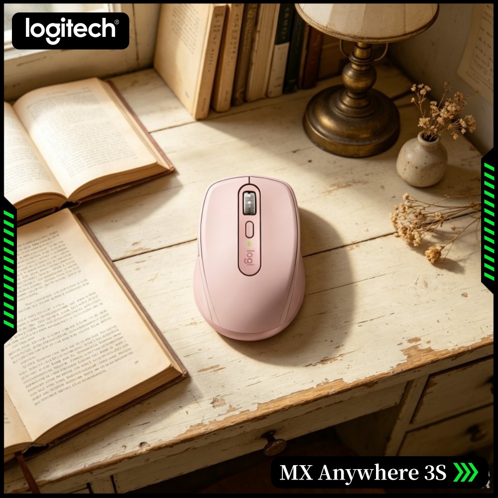 ماوس MX Anywhere 3S الممتاز -  - مراجعة Desk Setup Dorm وسعره