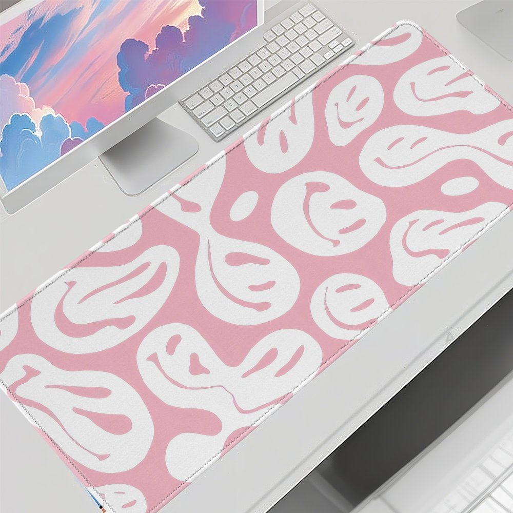 سجادة مكتب وردية جمالية كبيرة  - مراجعة Desk Setup Pink وسعره