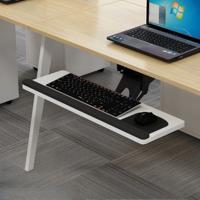 درج لوحة مفاتيح منزلق تحت المك - مراجعة Desk Setup Ergonomic وسعره