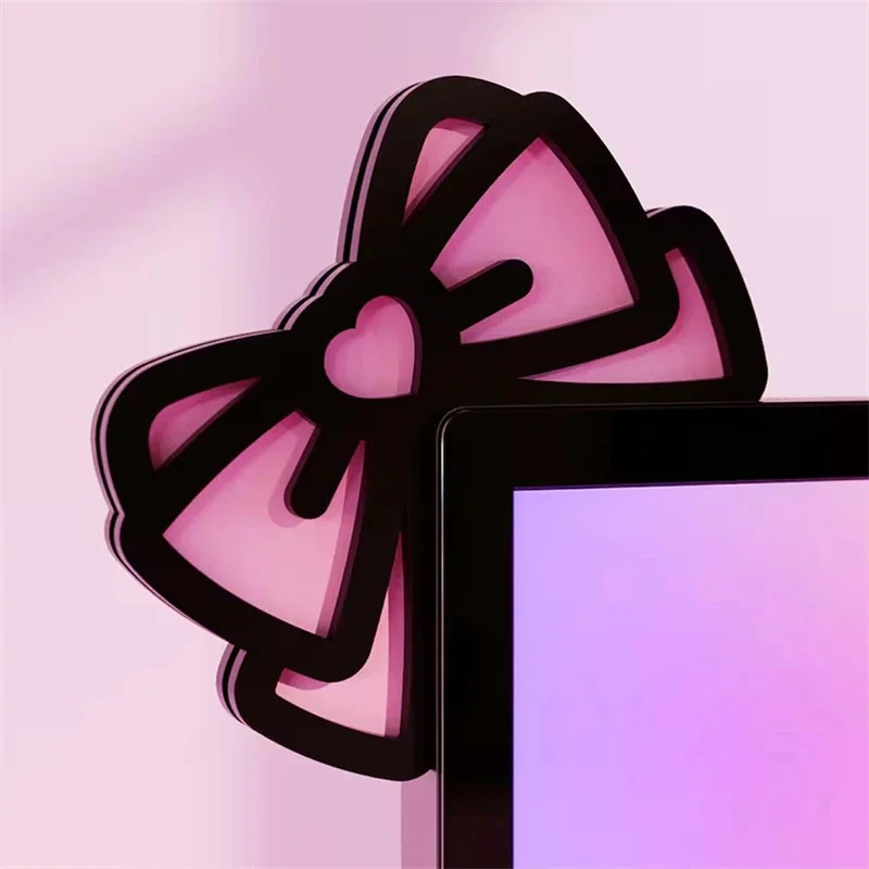 Kawaii الوردي الاكريليك القوس  - مراجعة Desk Setup Pink وسعره