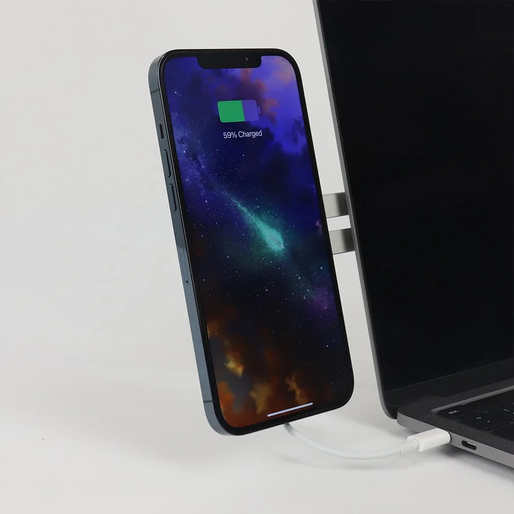 حامل مغناطيسي لشحن الهاتف لاسل - مراجعة Desk Setup Macbook وسعره