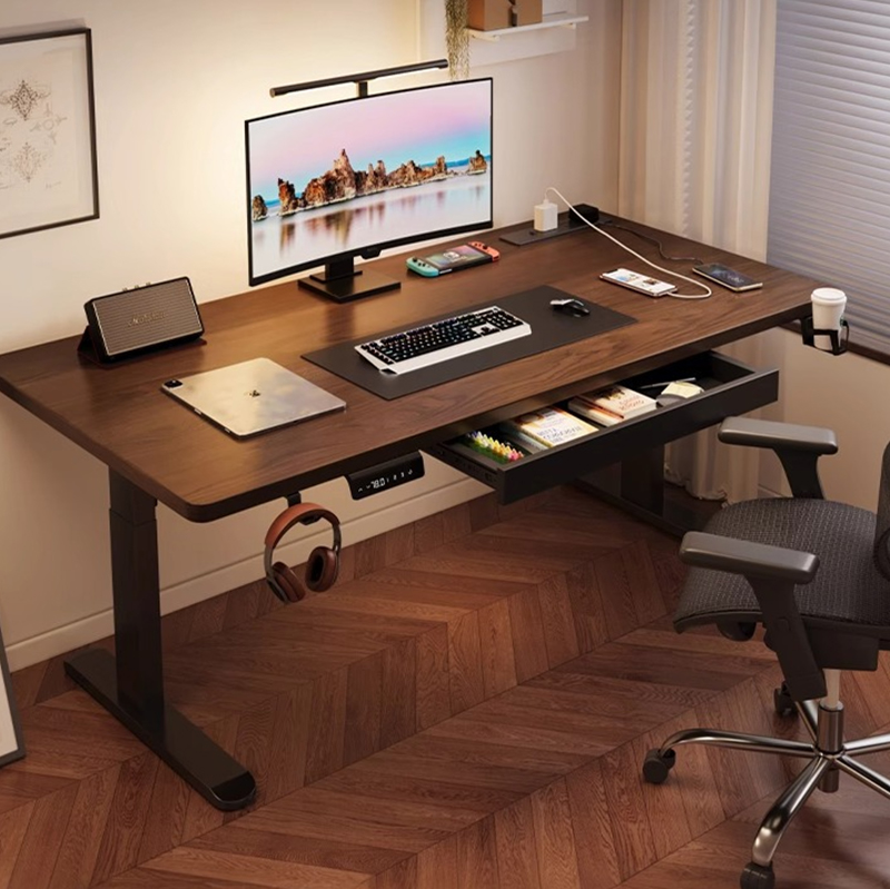 مكتب كهربائي حديث قابل للتعديل - مراجعة Desk Setup Ergonomic وسعره