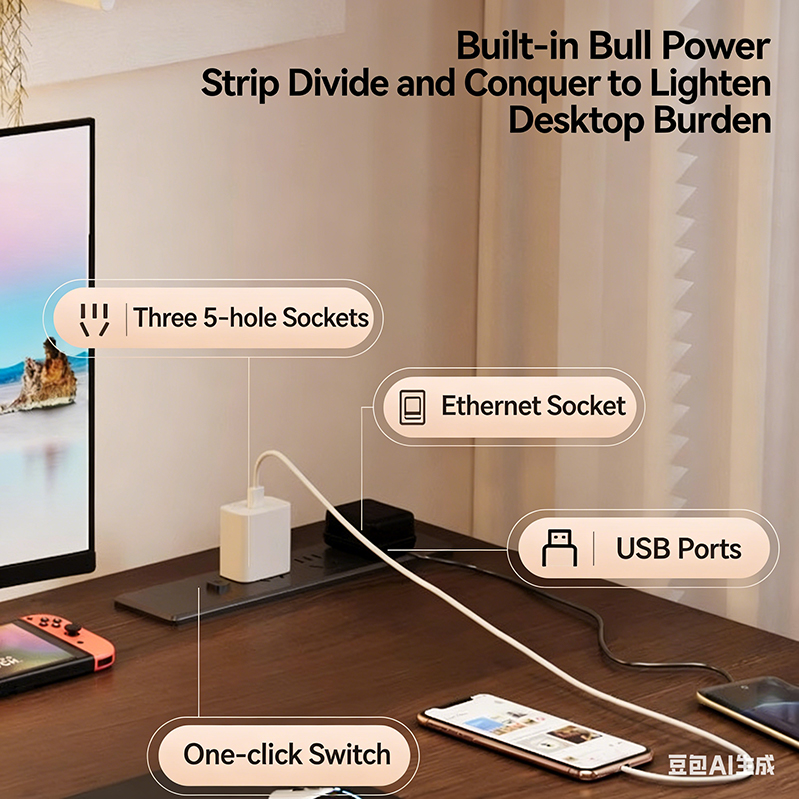 مكتب كهربائي حديث قابل للتعديل - مراجعة Desk Setup Ergonomic وسعره