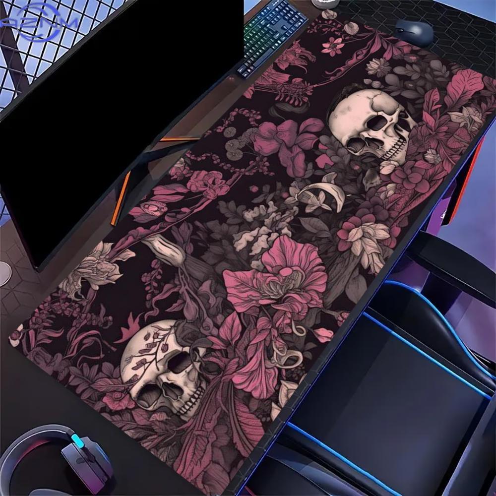 بساط مكتب ممتد بتصميم جمجمة ور - مراجعة Desk Setup Pink وسعره