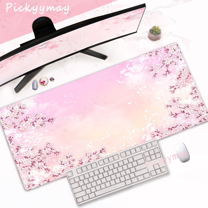 CIFBUY لوحة ماوس للألعاب بتصمي - مراجعة Desk Setup Pink وسعره
