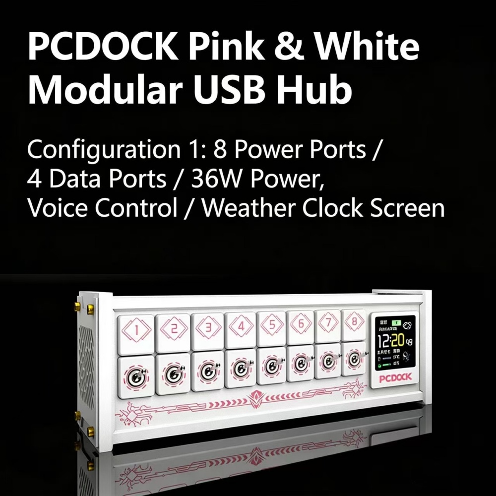 شريط طاقة USB مكتبي من PCDOCK  - مراجعة Desk Setup Tech وسعره