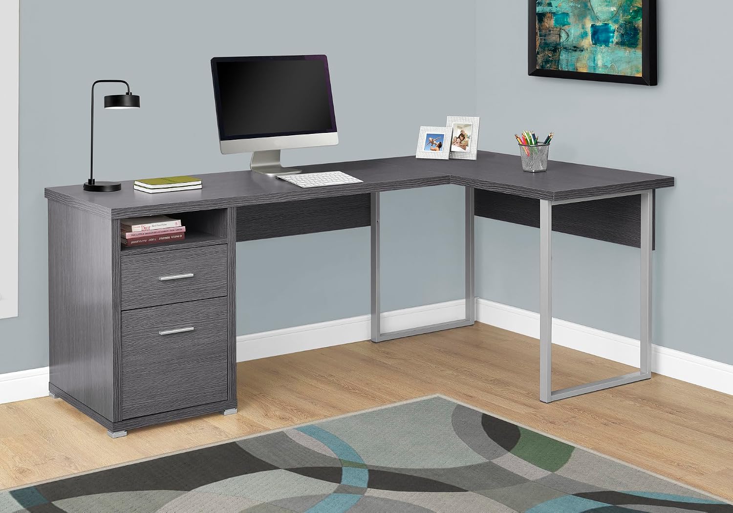 مكتب كمبيوتر I 7257، للمكتب ال - مراجعة Work Desk Home Setup وسعره