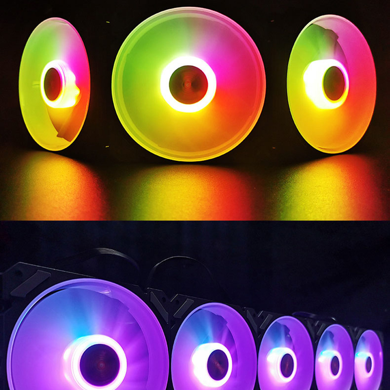 مروحة كمبيوتر ARGB مقاس 120 مم - مراجعة Desk Setup Light وسعره