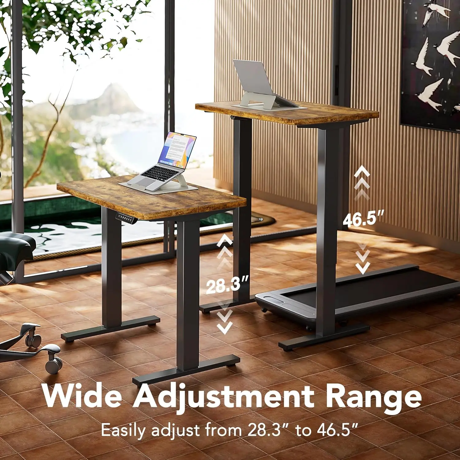 طاولة كهربائية صغيرة قابلة للت - مراجعة Desk Setup Small وسعره