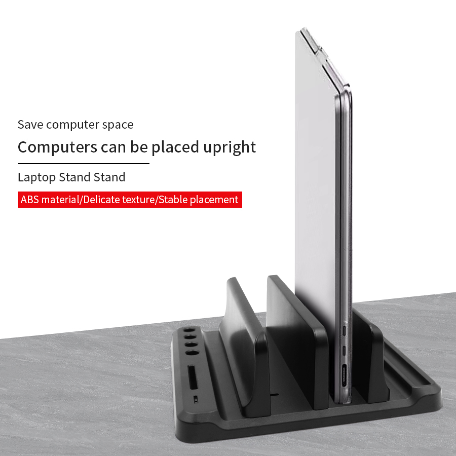 حامل كمبيوتر محمول عمودي من ال - مراجعة Desk Setup Macbook وسعره