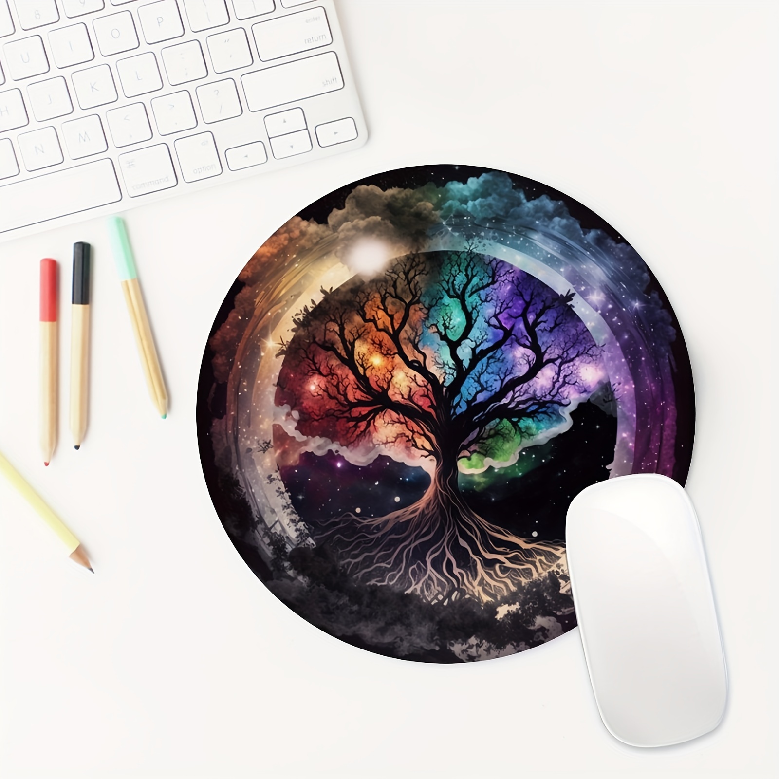 لوحة ماوس مستديرة من Life Tree - مراجعة Desk Setup Small وسعره