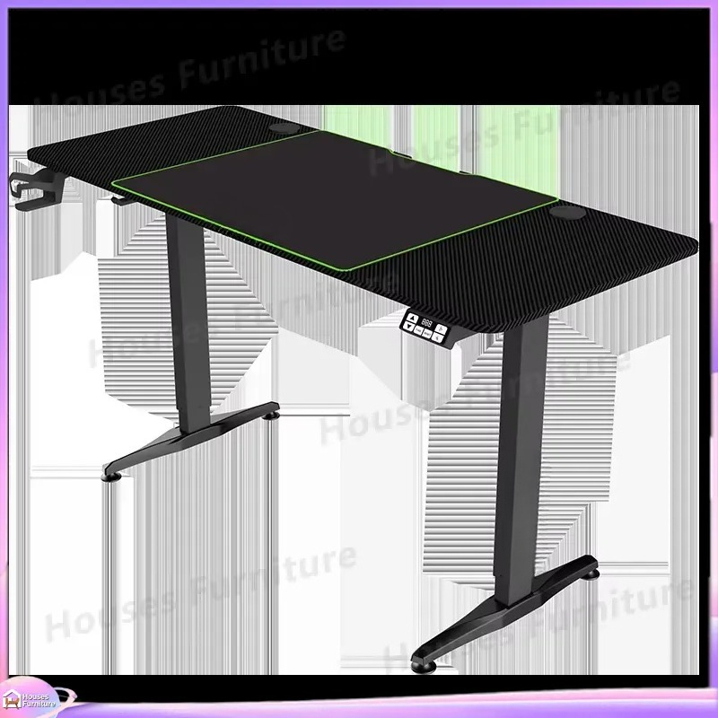 مكتب ألعاب كبير مع إضاءة LED R - مراجعة Desk Setup Pc And Laptop وسعره