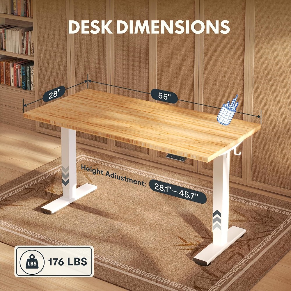 مكتب فليكسسبوت القائم من الخيز - مراجعة Desk Setup Nature وسعره