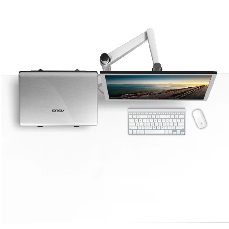 حامل شاشة LCD متعدد الوسائط OA - مراجعة Desk Setup Pink وسعره