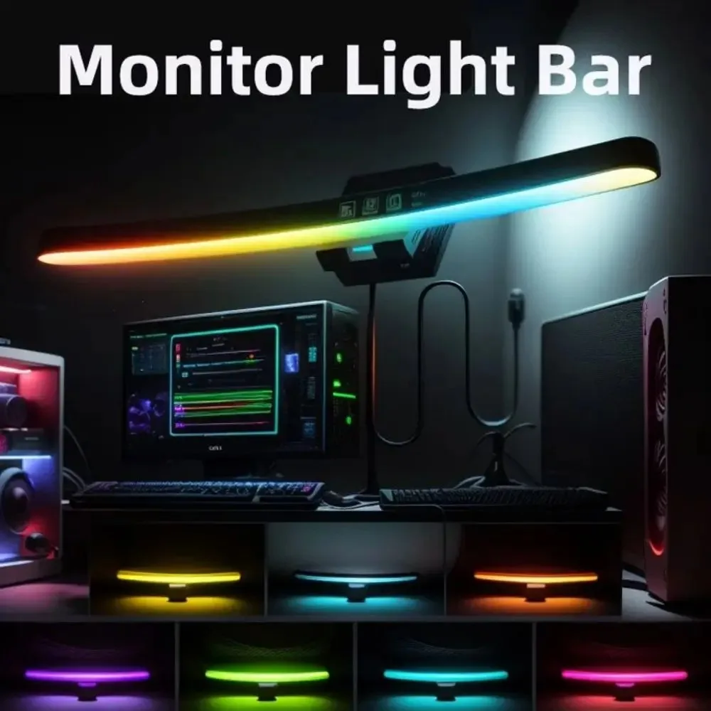 شريط إضاءة لشاشة الكمبيوتر بتق - مراجعة Desk Setup Light وسعره
